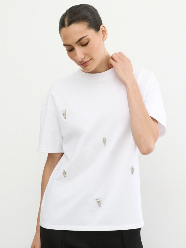 Λευκό T-Shirt