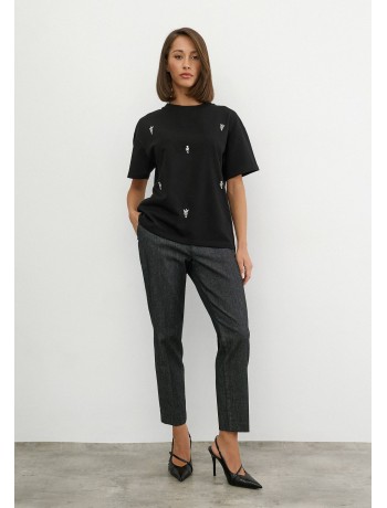 Μαύρο T-Shirt Μαύρο T-Shirt