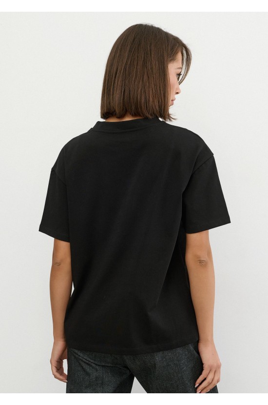 Μαύρο T-Shirt Μαύρο T-Shirt