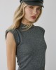 Sleeveless Blouse Grey