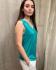 Sleeveless Blouse Green