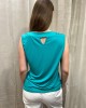 Sleeveless Blouse Green