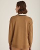 Camel Blouse With Collar