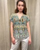 Embrider Blouse With Designs