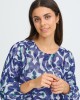 Μπλούζα Μπλε Με Εμπριμέ Σχέδιο