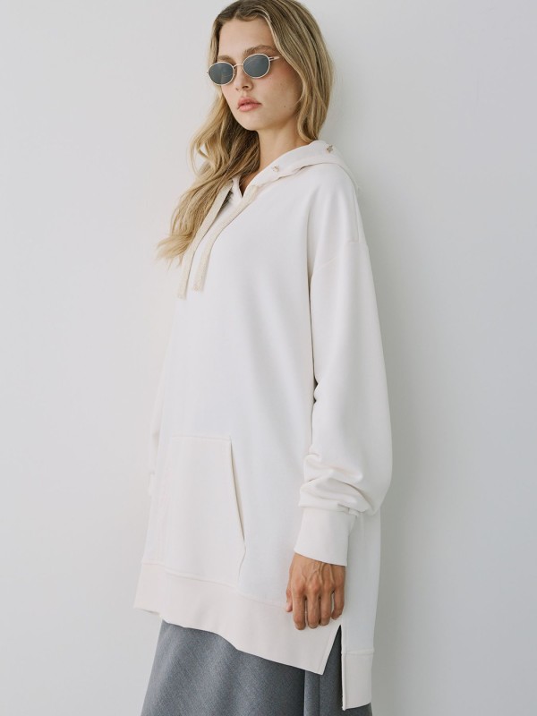 Blouse Ecru Hoodie