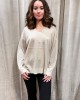 Knitted blouse Gold Lyrex