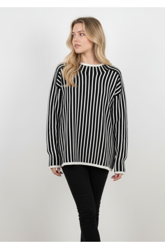 Μπλούζα Ασπρόμαυρη Ριγέ