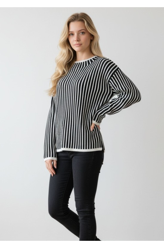 Μπλούζα Ασπρόμαυρη Ριγέ