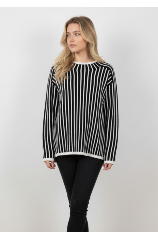 Μπλούζα Ασπρόμαυρη Ριγέ