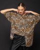 Leopard Μπλούζα με Ασύμμετρο Τελείωμα Leopard Μπλούζα με Ασύμμετρο Τελείωμα