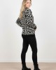 Knitted Blouse With Geometric Pattern Knitted Blouse With Geometric Pattern