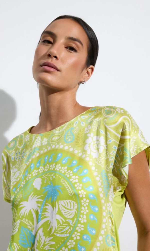 Μπλούζα Με Tropical Print Μπλούζα Με Tropical Print
