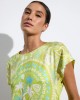 Blouse With Tropical Print
