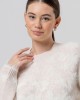 Ecru-Beige Knit Top Ecru-Beige Knit Top