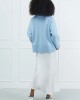 Μπλούζα Ζιβάγκο Baby Blue Με Στρας Μπλούζα Ζιβάγκο Baby Blue Με Στρας