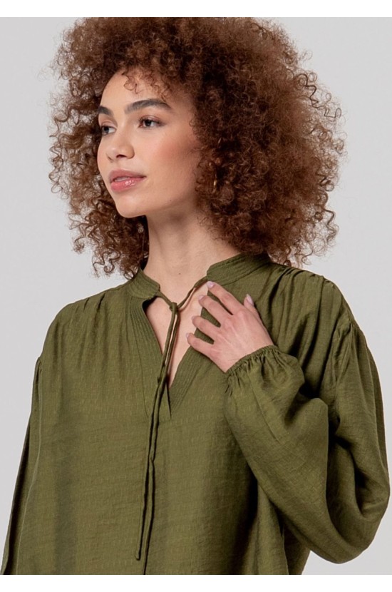 Oversized Λαδί Μπλούζα Oversized Λαδί Μπλούζα