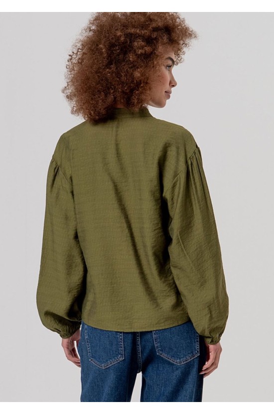 Oversized Λαδί Μπλούζα Oversized Λαδί Μπλούζα