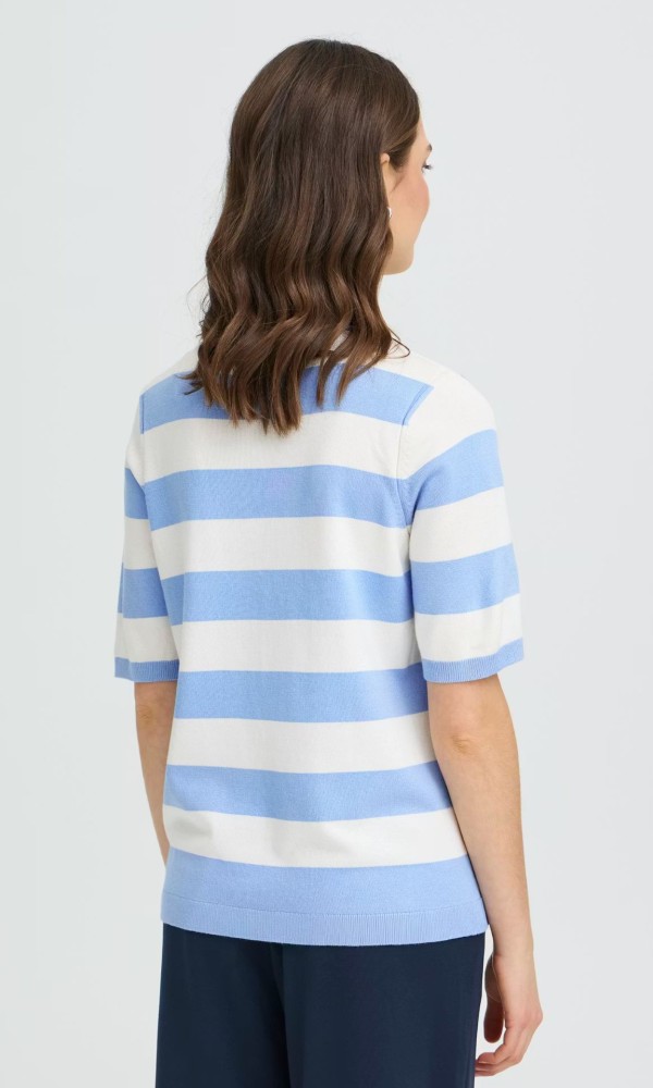 Πλεκτή Μπλούζα Ριγέ Ciel