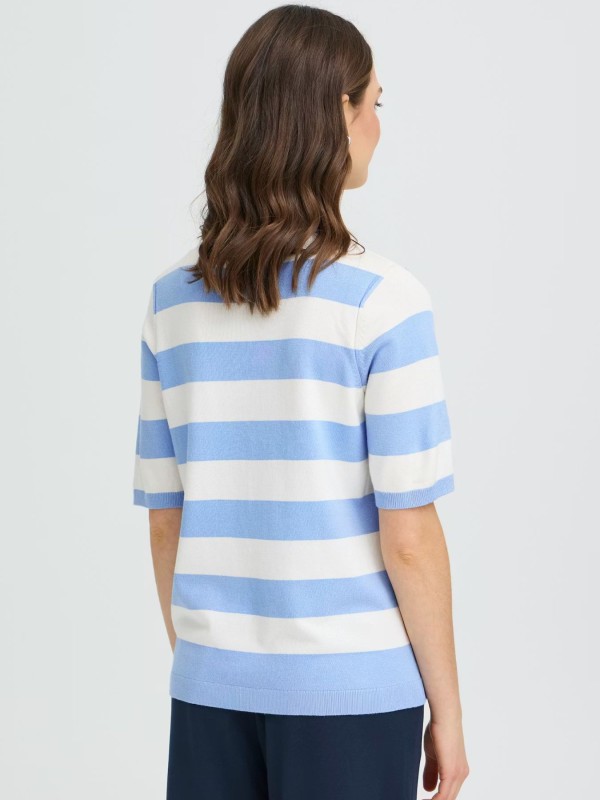 Πλεκτή Μπλούζα Ριγέ Ciel