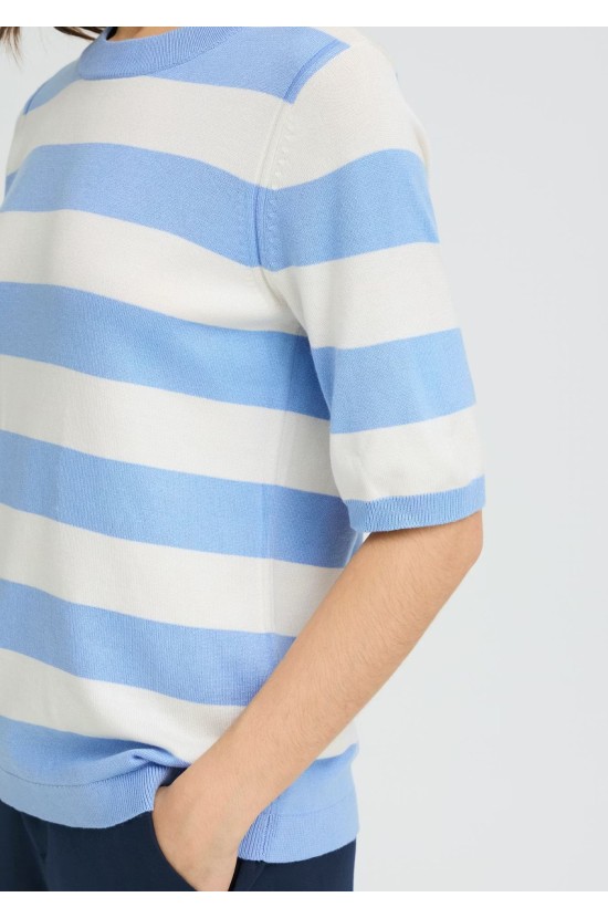 Πλεκτή Μπλούζα Ριγέ Ciel