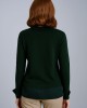 Πράσινη Μπλούζα με Σατινέ Τελείωμα Πράσινη Μπλούζα με Σατινέ Τελείωμα