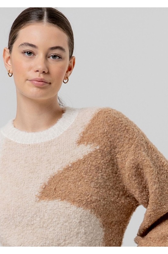 Beige Sweater with a Pattern Beige Sweater with a Pattern
