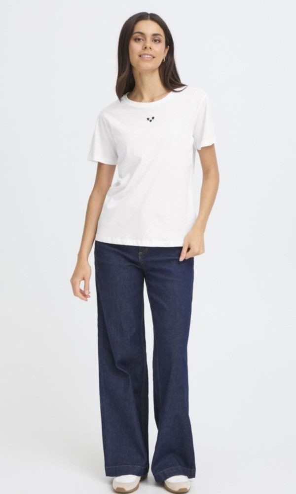 T-Shirt Με Διακριτικό Σχέδιο