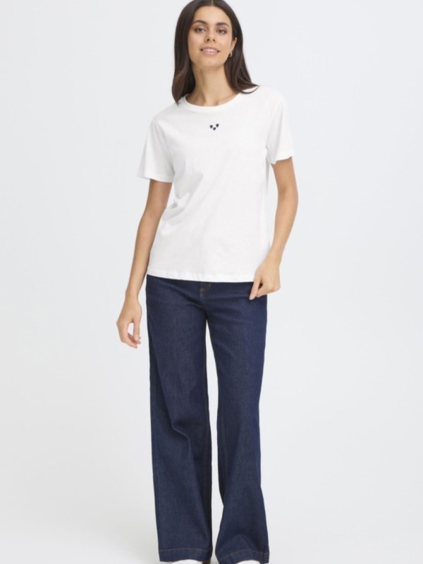 T-Shirt Με Διακριτικό Σχέδιο