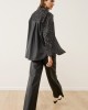 Shirt with Leather & Patches