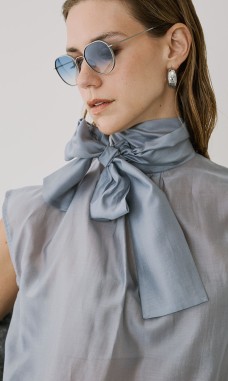 Πουκάμισο Αμάνικο Γκρι