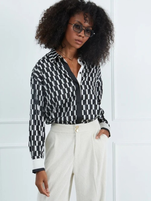 Black-and-White Shirt.