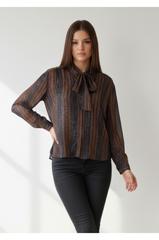 Shirt with Striped Pattern
