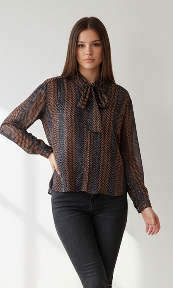 Shirt with Striped Pattern