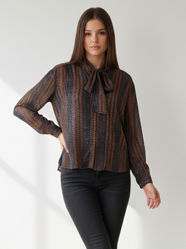 Shirt with Striped Pattern