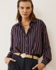 Bordeaux Striped Shirt