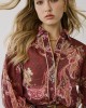 Printed shirt Bordeaux