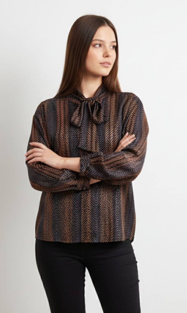 Shirt with Striped Pattern