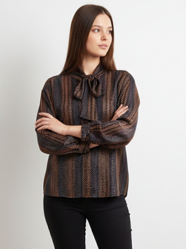 Shirt with Striped Pattern