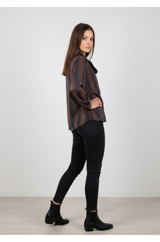 Shirt with Striped Pattern