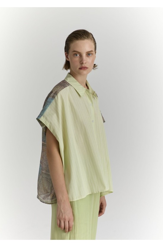 Shirt Sleeveless Wide Sleeve