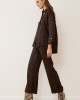 Brown Satin Set