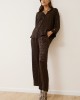 Brown Satin Set