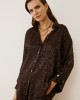 Brown Satin Set