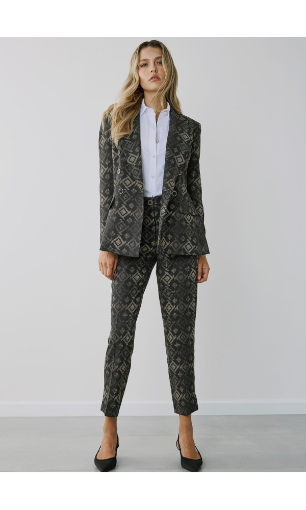 Κοστούμι Μαύρο Με Σχέδια