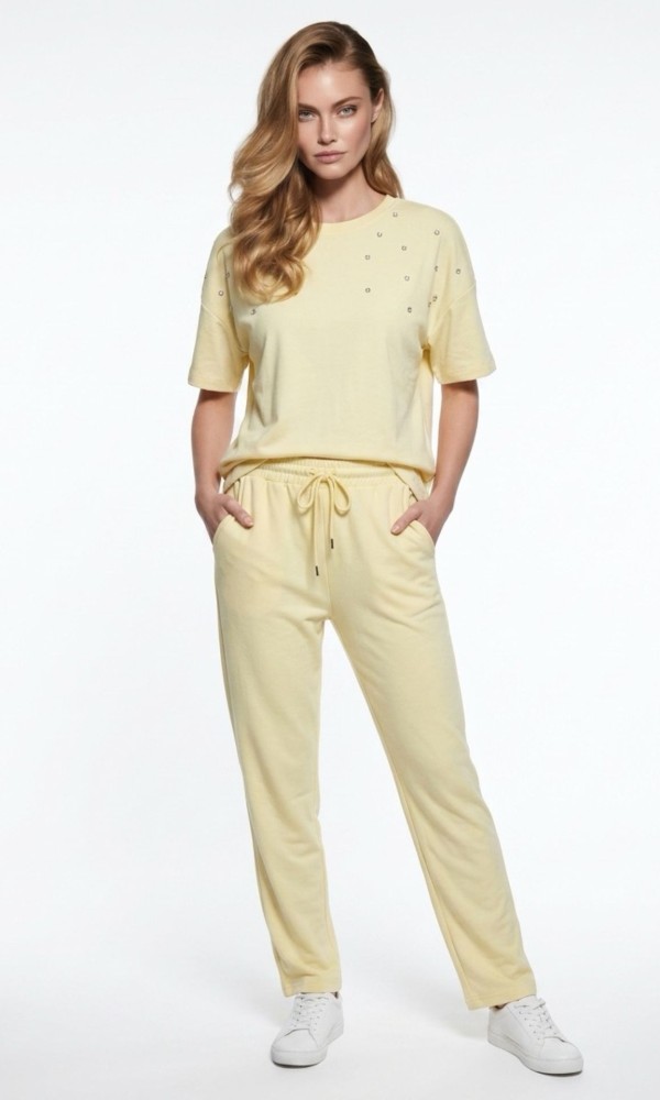 Σετ Με Στρας Soft Yellow