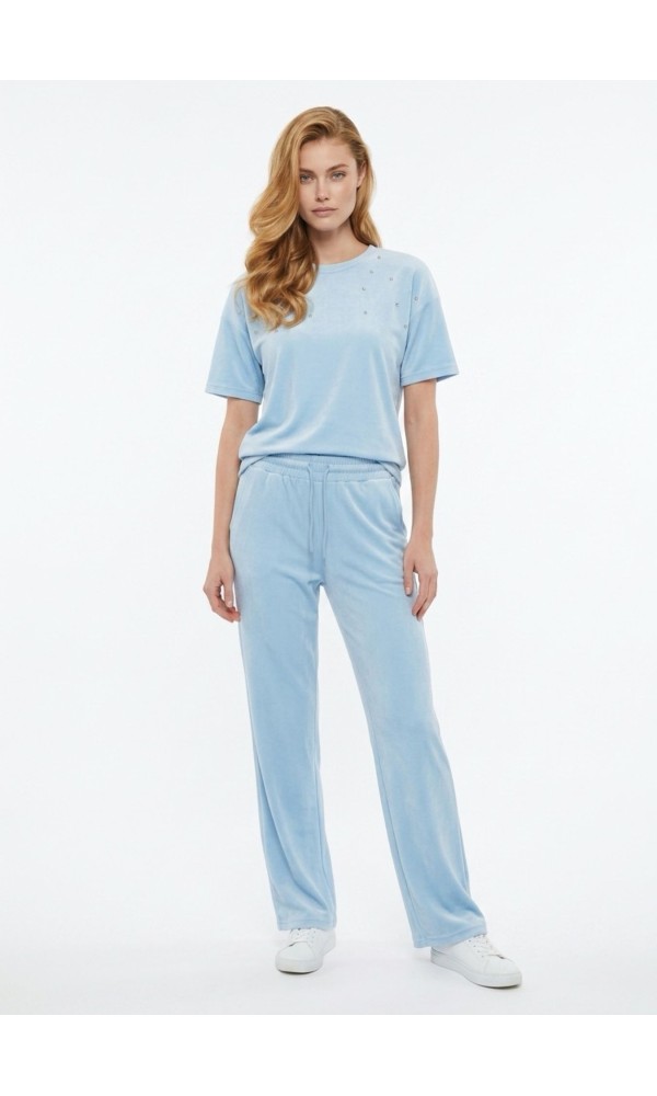 Σετ Με Strass Sky Blue