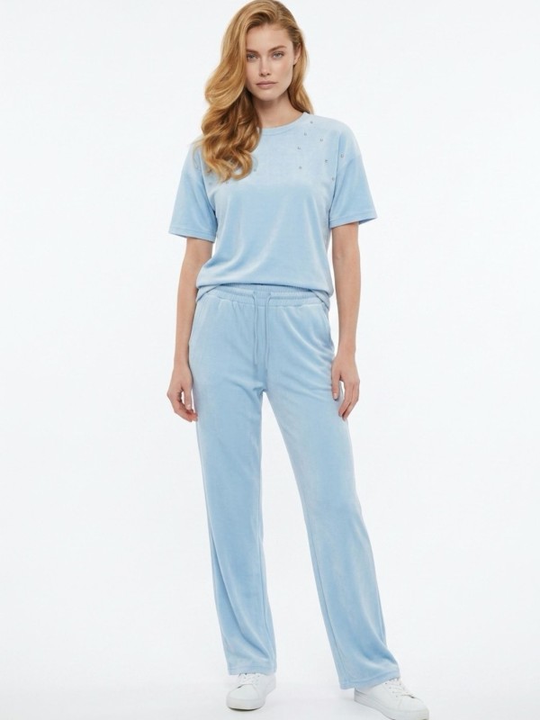 Σετ Με Strass Sky Blue