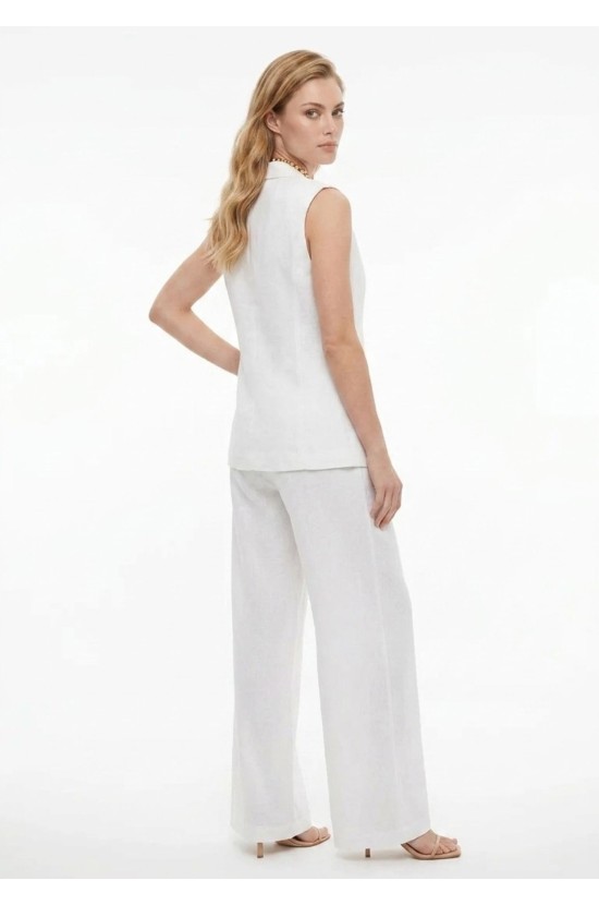 White Linen Set