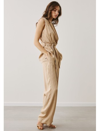 Satin Set With Belt Satin Set With Belt